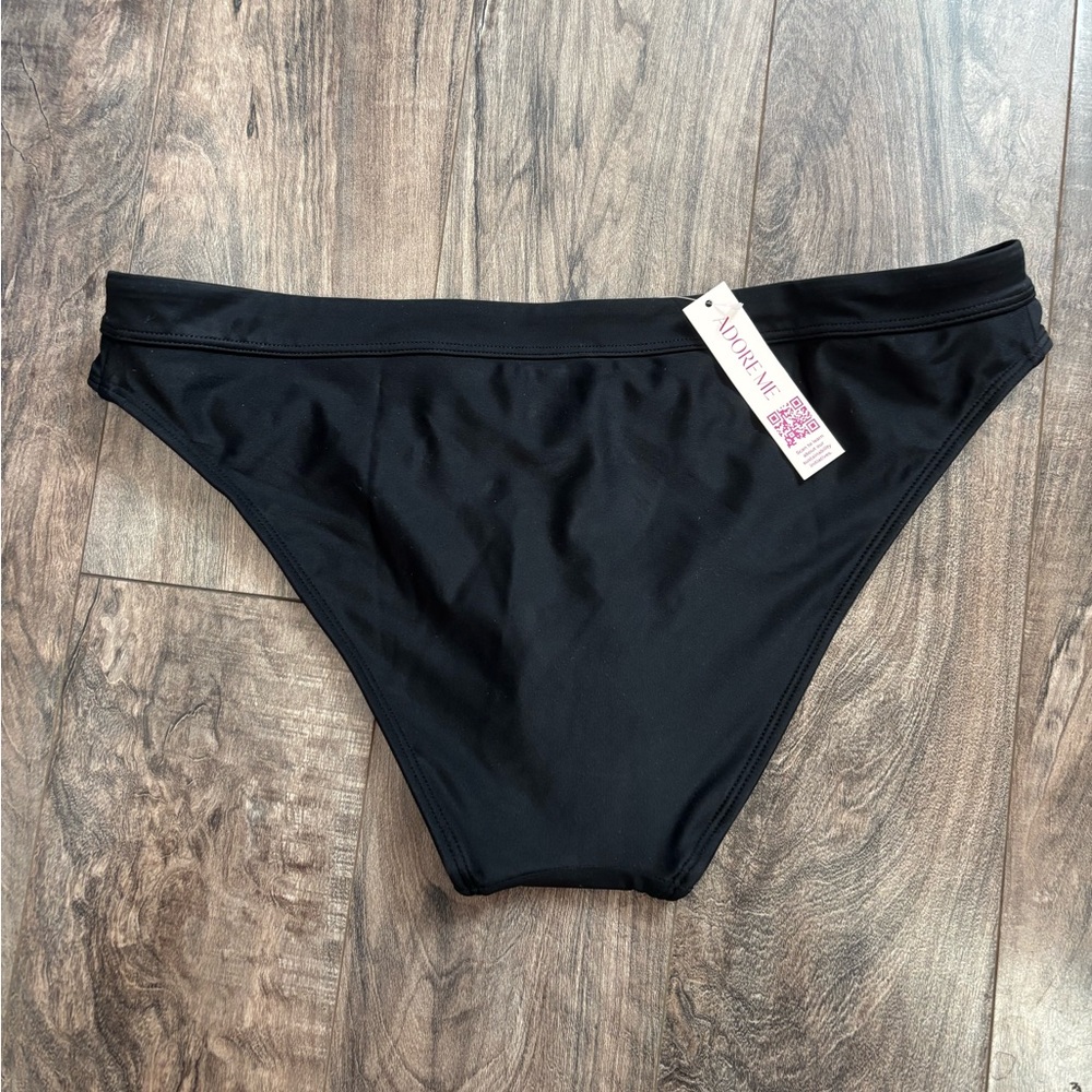 Adore Me Black V-Front Bikini Bottom - Picture 4 of 4